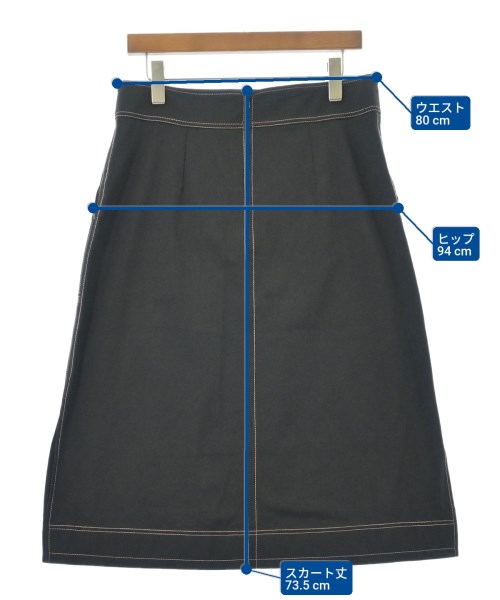 MAX&CO.（マックスアンドコー）ロング・マキシ丈スカート 黒 サイズ:L レディース/2200661290026