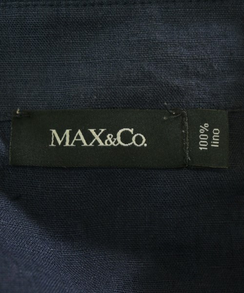 MAX&CO.（マックスアンドコー）カジュアルシャツ 紺 サイズ:38(M位) レディース/2200735015043