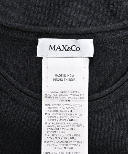 MAX&CO.（マックスアンドコー）ニット・セーター 黒 サイズ:L レディース/2200683308150