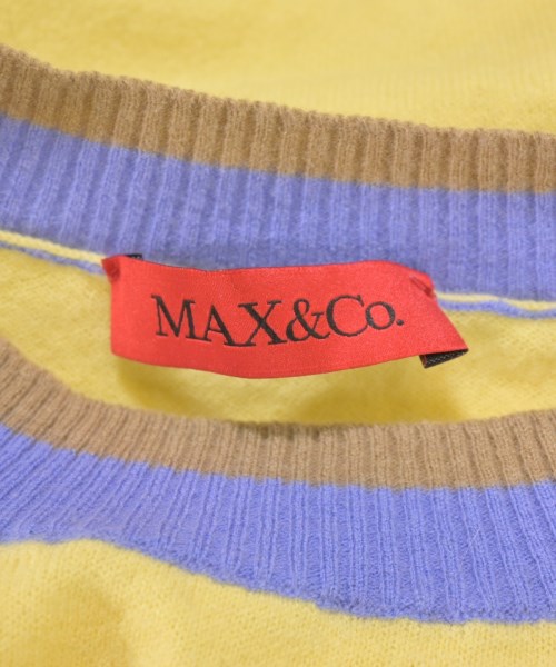 MAX&CO.（マックスアンドコー）ニット・セーター 黄 サイズ:S レディース/2200686725060