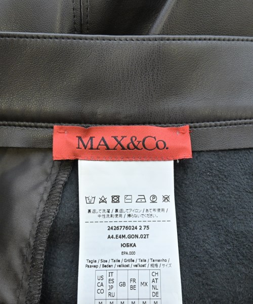 MAX&CO.（マックスアンドコー）ロング・マキシ丈スカート 茶 サイズ:M レディース/2200684269115