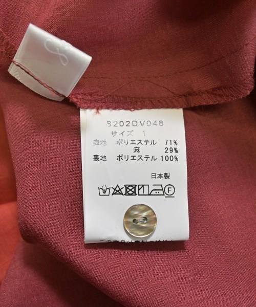 sono（ソーノ）ワンピース 赤 サイズ:1(S位) レディース/2200631667308