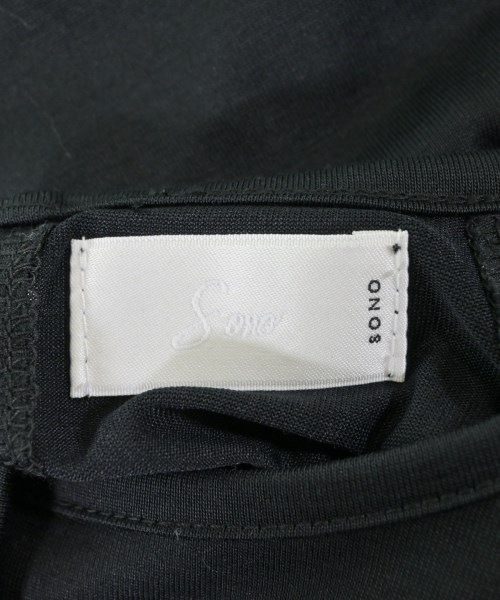 sono（ソーノ）Tシャツ・カットソー 黒 サイズ:1(S位) レディース/2200631667360