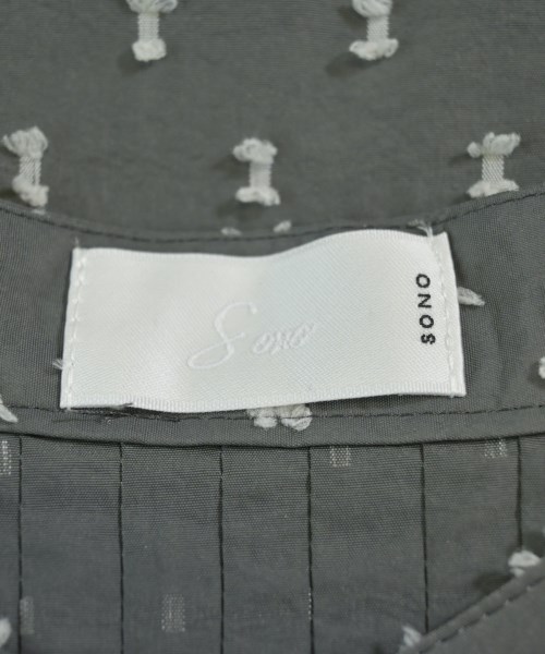 sono（ソーノ）ブラウス グレー サイズ:F レディース/2200624908029