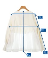 sono（ソーノ）カジュアルシャツ 白 サイズ:1(S位) レディース/2200625264032