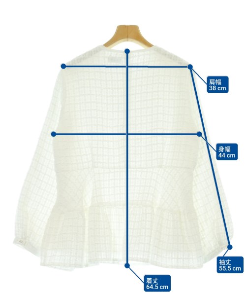 sono（ソーノ）ブラウス 白 サイズ:F レディース/2200655751250