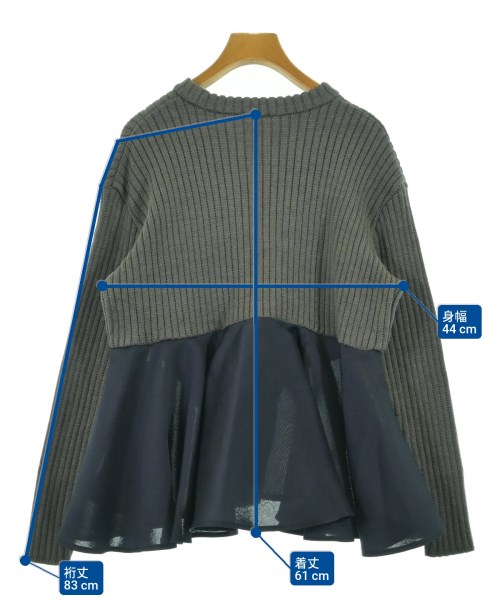 sono（ソーノ）ニット・セーター グレー サイズ:1(S位) レディース/2200656254057