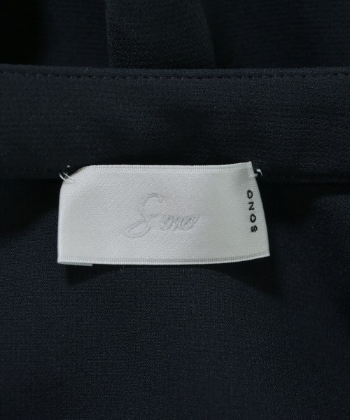 sono（ソーノ）ブラウス 紺 サイズ:1(S位) レディース/2200633683092