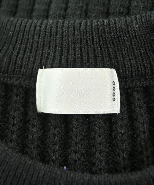 sono（ソーノ）ニット・セーター 黒 サイズ:1(S位) レディース/2200636754140
