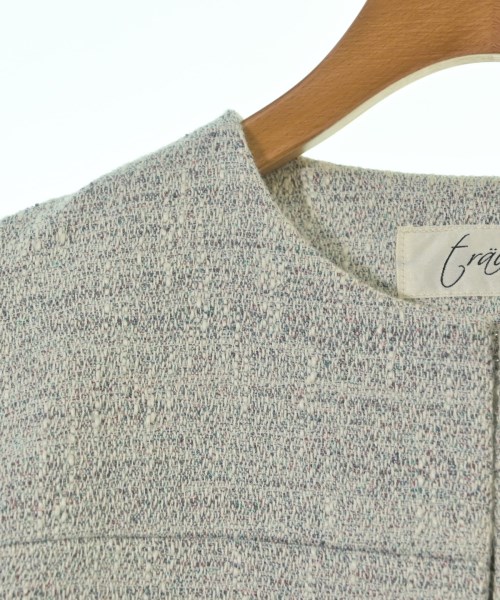 traumerei（トロイメライ）ノーカラージャケット グレー サイズ:38(M位) レディース/2200635094025