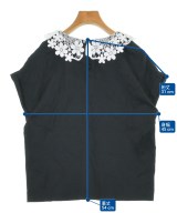 Loulou Willoughby（ルルウィルビー）Tシャツ・カットソー 黒 サイズ:2(M位) レディース/2200623254028