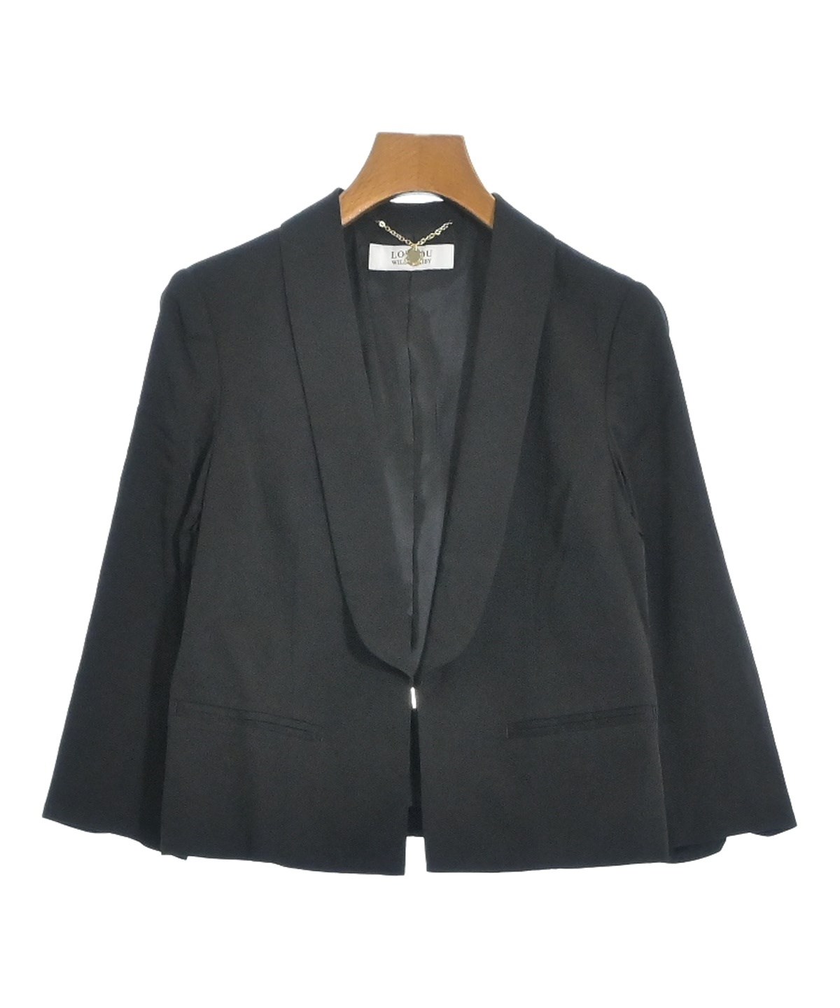 Loulou Willoughby（ルルウィルビー）ジャケット 黒 サイズ:1(S位