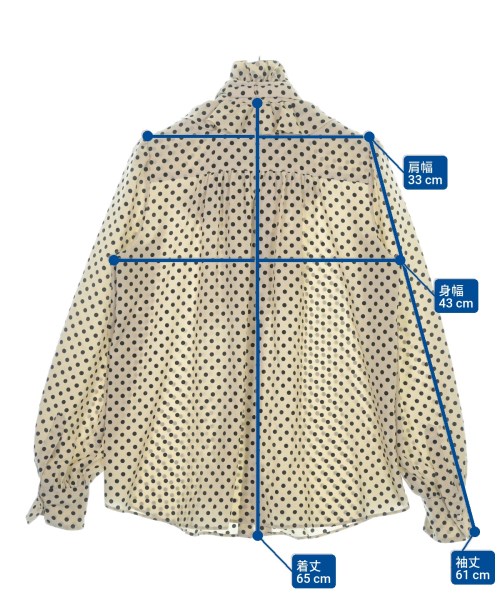 Loulou Willoughby（ルルウィルビー）ブラウス ベージュ サイズ:2(M位) レディース/2200625160051