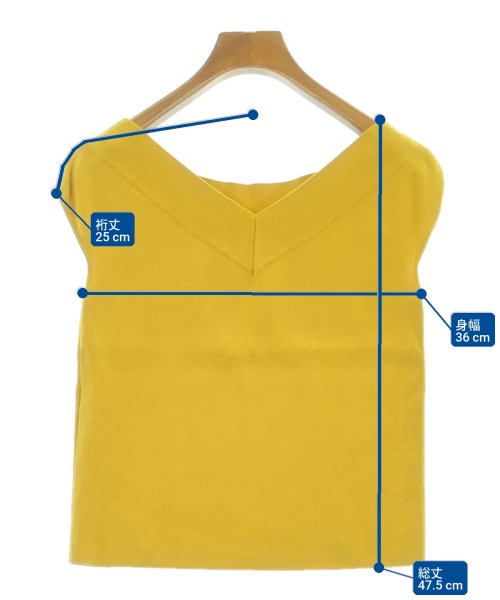 Loulou Willoughby（ルルウィルビー）ニット・セーター 黄 サイズ:2(M位) レディース/2200616860052