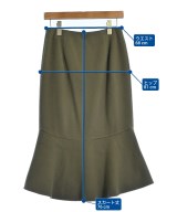 Loulou Willoughby（ルルウィルビー）ロング・マキシ丈スカート カーキ サイズ:2(M位) レディース/2200676314038