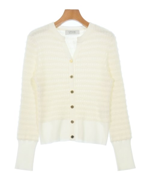Loulou Willoughby(ルルウィルビー)カーディガン 白 サイズ:2(M位)/2200679550020