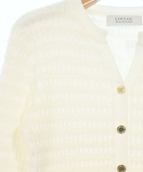 Loulou Willoughby（ルルウィルビー）カーディガン 白 サイズ:2(M位) レディース/2200679550020