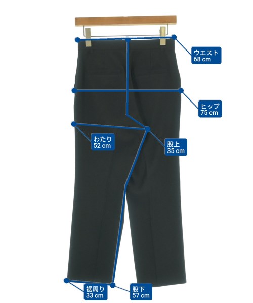 Loulou Willoughby（ルルウィルビー）スラックス 黒 サイズ:1(S位) レディース/2200654752012