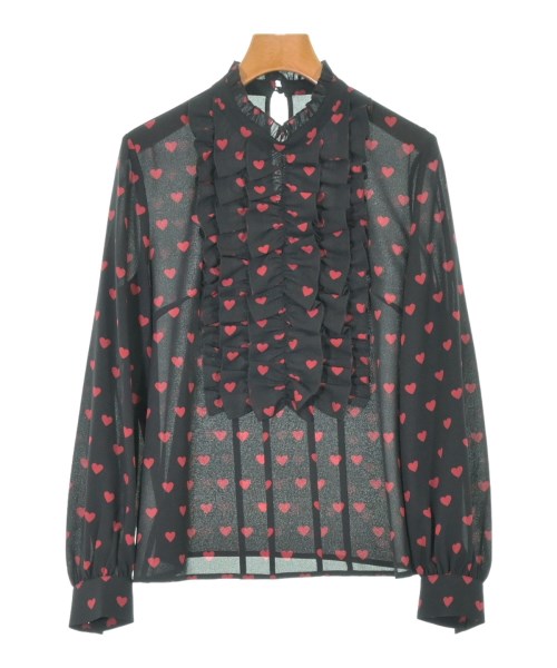 Loulou Willoughby(ルルウィルビー)ブラウス 黒 サイズ:2(M位)/2200651058087