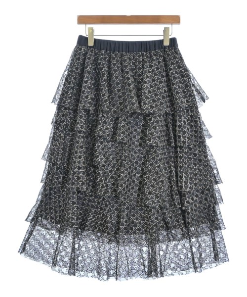 Loulou Willoughby（ルルウィルビー）ロング・マキシ丈スカート 紺 サイズ:2(M位) レディース/2200652438123