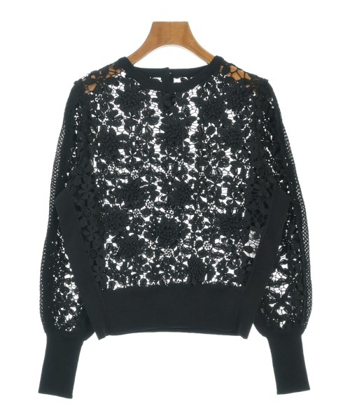 Loulou Willoughby(ルルウィルビー)ブラウス 黒 サイズ:2(M位)/2200639021058