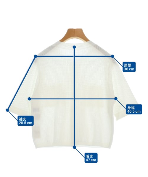 Loulou Willoughby（ルルウィルビー）カーディガン 白 サイズ:2(M位) レディース/2200660013046