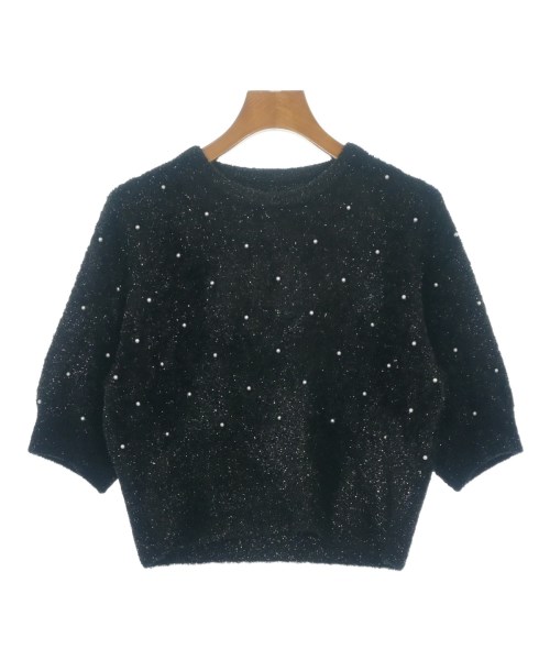 Loulou Willoughby(ルルウィルビー)ニット・セーター 黒 サイズ:2(M位)/2200668531054