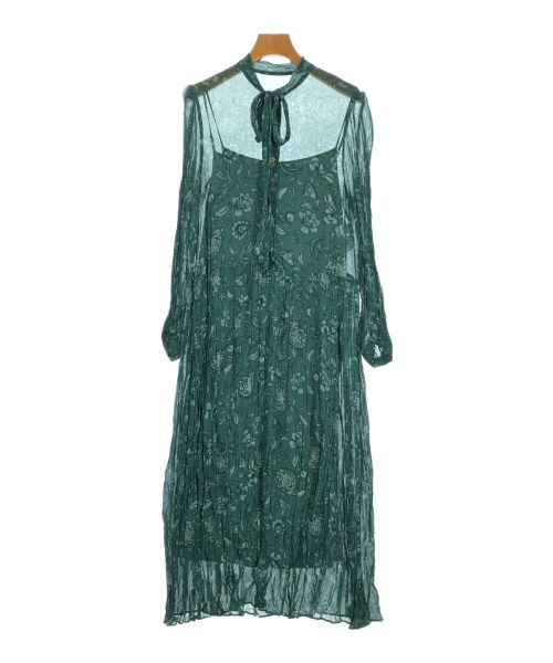 Loulou Willoughby(ルルウィルビー)ワンピース 緑 サイズ:2(M位)/2200668531061