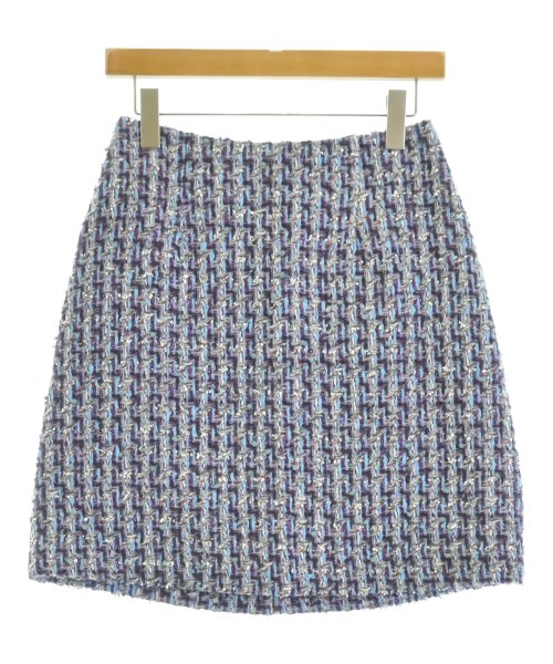 Loulou Willoughby(ルルウィルビー)ひざ丈スカート 紫 サイズ:2(M位)/2200668531122