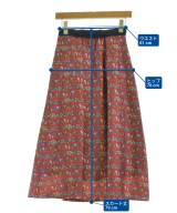 Loulou Willoughby（ルルウィルビー）ロング・マキシ丈スカート 赤 サイズ:1(S位) レディース/2200683333022