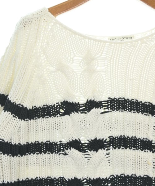 EACHxOTHER（イーチアザー）ニット・セーター 白 サイズ:XS レディース/2200626936372