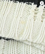 EACHxOTHER（イーチアザー）ニット・セーター 白 サイズ:XS レディース/2200626936372