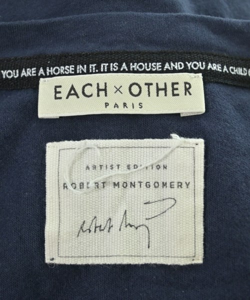 EACHxOTHER（イーチアザー）Tシャツ・カットソー 紺 サイズ:S メンズ/2200612077751