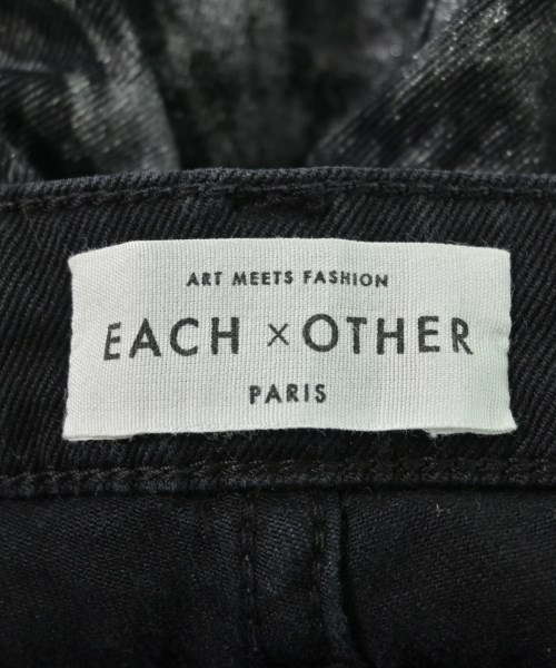 EACHxOTHER（イーチアザー）デニムパンツ 黒 サイズ:26(M位) レディース/2200693897217