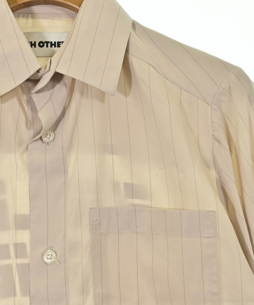 EACHxOTHER（イーチアザー）カジュアルシャツ ベージュ サイズ:S レディース/2200660696041