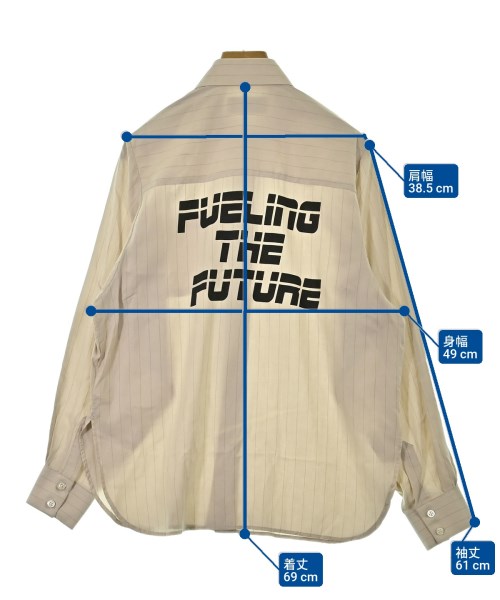 EACHxOTHER（イーチアザー）カジュアルシャツ ベージュ サイズ:S レディース/2200660696041