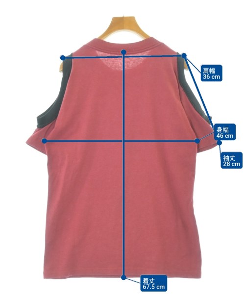 DRYCLEANONLY（ドライクリーンオンリー）Tシャツ・カットソー 赤 サイズ:-(M位) レディース/2200702090042