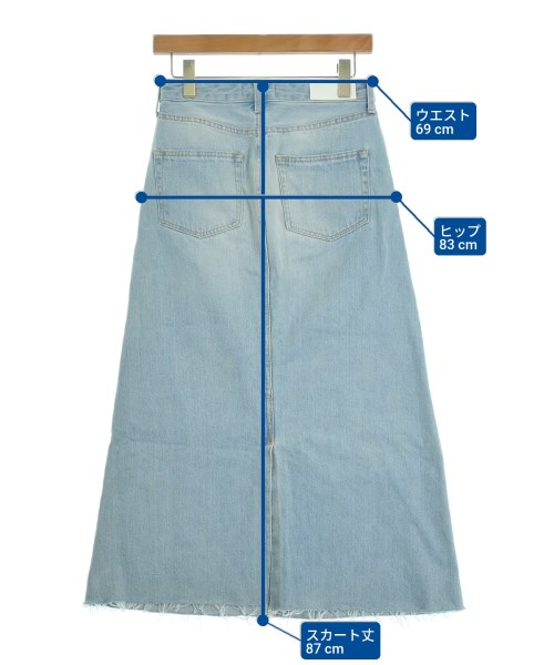 Mila Owen（ミラオーウェン）ロング・マキシ丈スカート 青 サイズ:0(S位) レディース/2200616893036