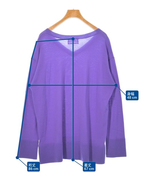 Mila Owen（ミラオーウェン）ニット・セーター 紫 サイズ:1(M位) レディース/2200633915049