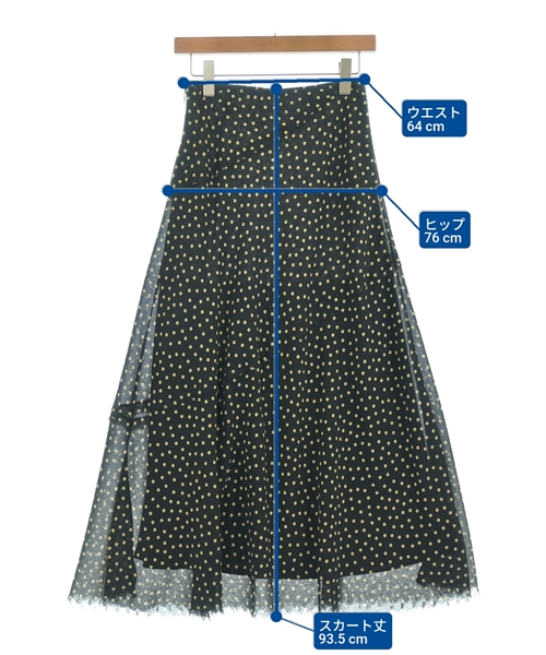 Mila Owen（ミラオーウェン）ロング・マキシ丈スカート 紺 サイズ:1(M位) レディース/2200622511023