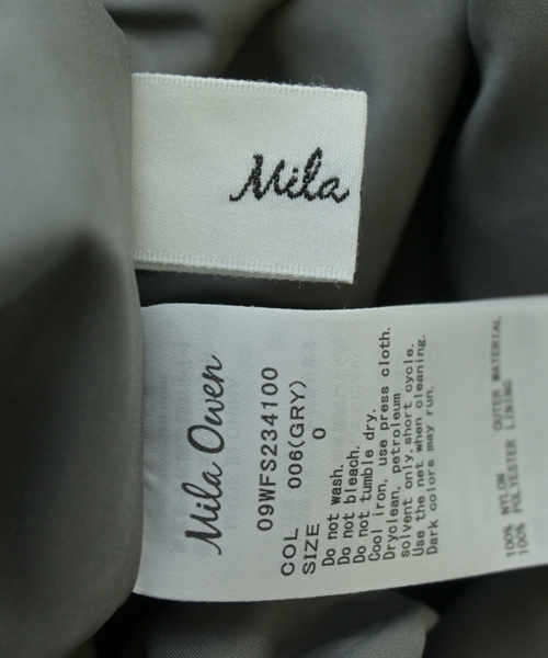 Mila Owen（ミラオーウェン）ロング・マキシ丈スカート グレー サイズ:0(S位) レディース/2200632687015