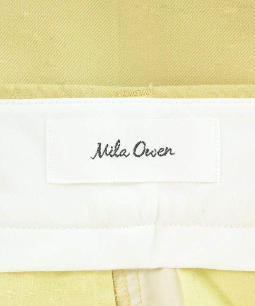 Mila Owen（ミラオーウェン）スラックス 黄 サイズ:0(S位) レディース/2200620879064
