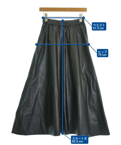 Mila Owen（ミラオーウェン）ロング・マキシ丈スカート 黒 サイズ:0(S位) レディース/2200622874203