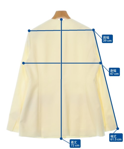 Mila Owen（ミラオーウェン）ノーカラージャケット 白 サイズ:0(S位) レディース/2200635724014