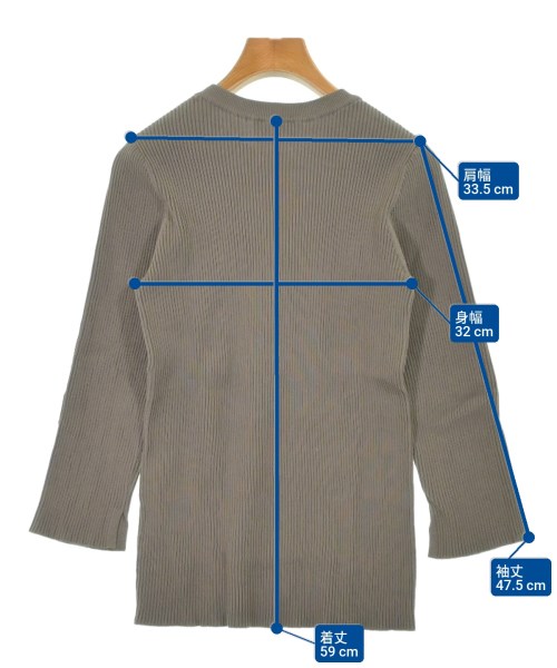 Mila Owen（ミラオーウェン）ニット・セーター カーキ サイズ:1(M位) レディース/2200623635032