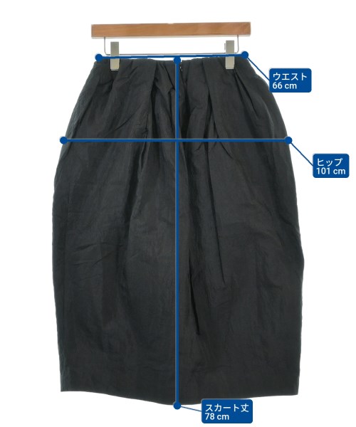 Mila Owen（ミラオーウェン）ロング・マキシ丈スカート 黒 サイズ:1(M位) レディース/2200633269036