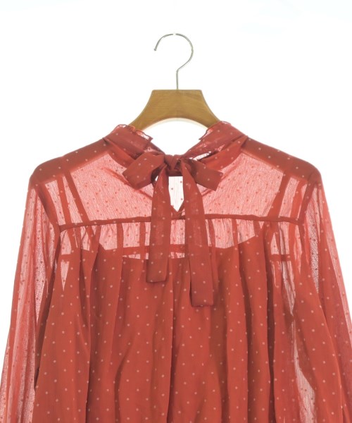 Mila Owen（ミラオーウェン）ブラウス 赤 サイズ:0(S位) レディース/2200626191306