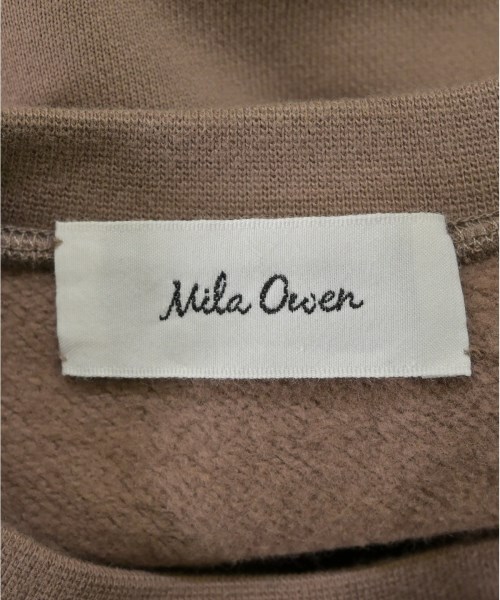 Mila Owen（ミラオーウェン）スウェット 茶 サイズ:F レディース/2200627670060