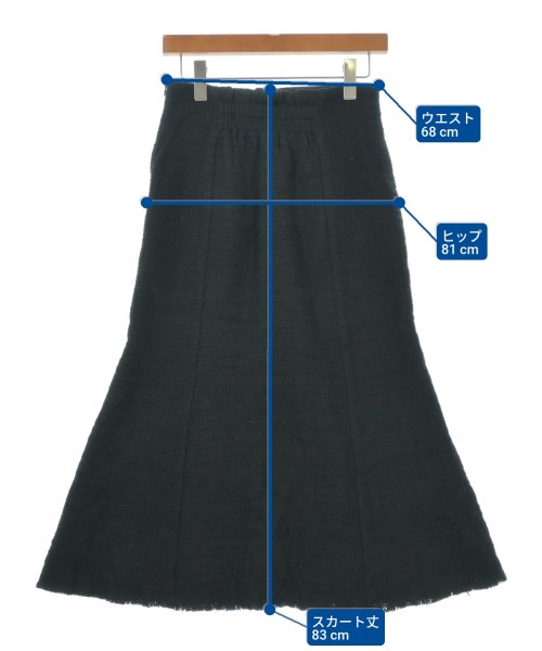 Mila Owen（ミラオーウェン）ロング・マキシ丈スカート 黒 サイズ:1(M位) レディース/2200634905018