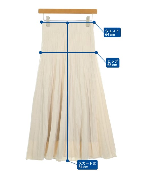 Mila Owen（ミラオーウェン）ロング・マキシ丈スカート ベージュ サイズ:0(S位) レディース/2200625697045